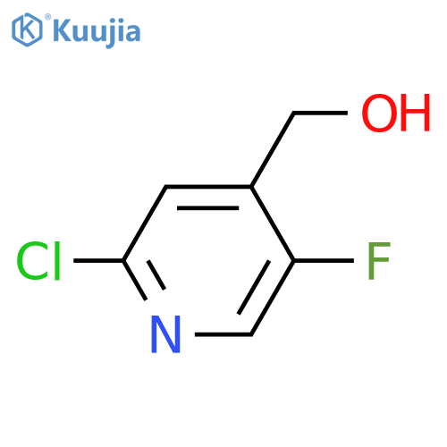 (2-Chloro-5-fluoropyridin-4-yl)methanol structure