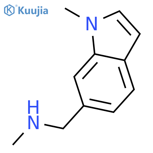 methyl(1-methyl-1H-indol-6-yl)methylamine structure