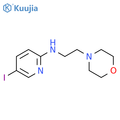 4-MORPHOLINEETHANAMINE, N-(5-IODO-2-PYRIDINYL)- structure