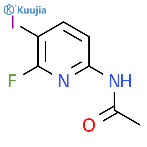 N-(6-Fluoro-5-iodopyridin-2-yl)acetamide structure