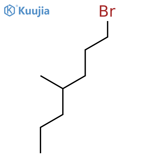 1-bromo-4-methylheptane structure