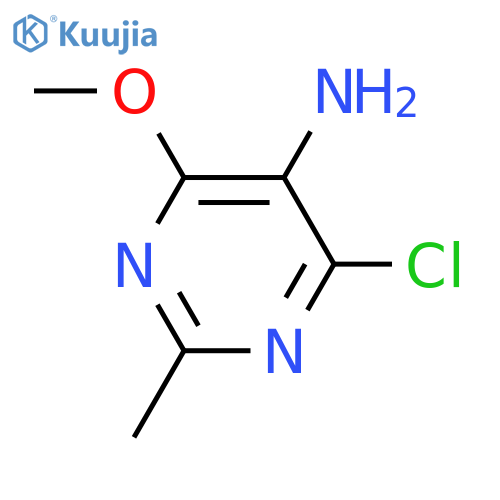 4-Chloro-6-methoxy-2-methylpyrimidin-5-amine structure
