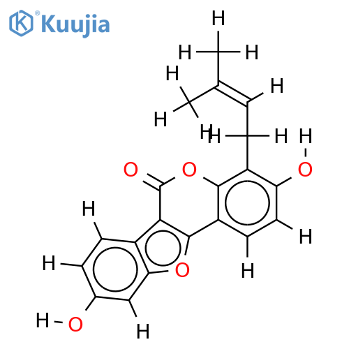 4-prenylcoumestrol structure