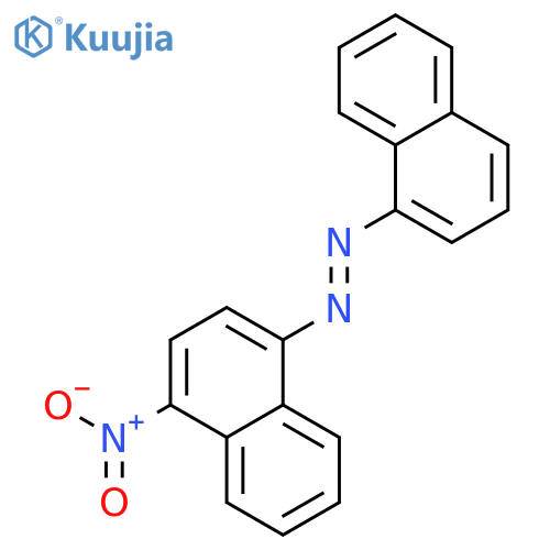 Diazene, 1-naphthalenyl(4-nitro-1-naphthalenyl)-, (E)- structure