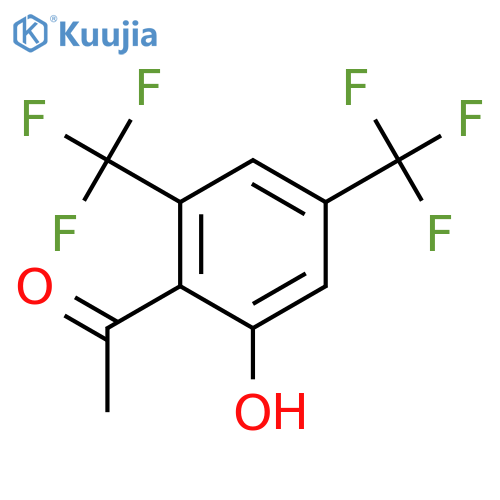 ETHANONE, 1-[2-HYDROXY-4,6-BIS(TRIFLUOROMETHYL)PHENYL]- structure