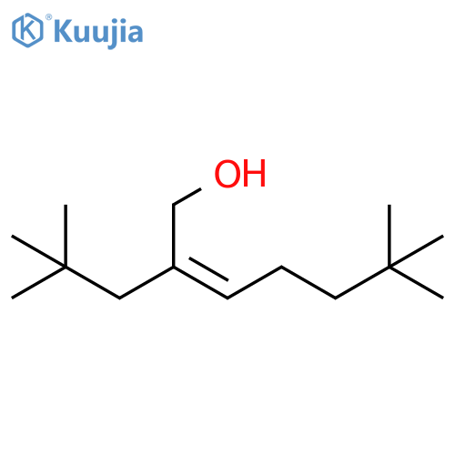 2-HEPTEN-1-OL, 2-(2,2-DIMETHYLPROPYL)-6,6-DIMETHYL-, (2E)- structure