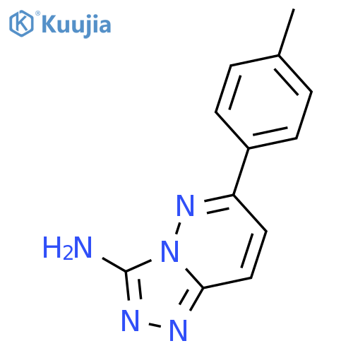 1,2,4-Triazolo[4,3-b]pyridazin-3-amine, 6-(4-methylphenyl)- structure