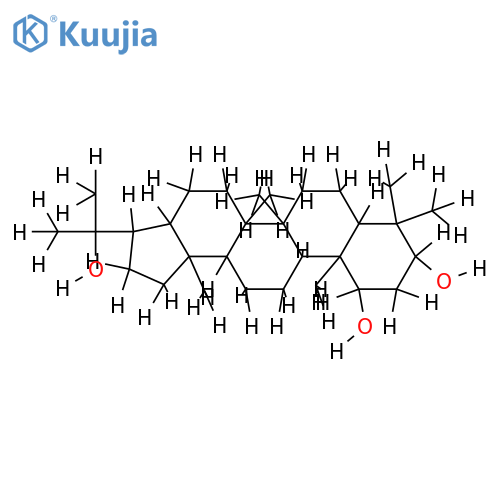 (1beta,3beta)-1,3,22-Hopanetriol structure