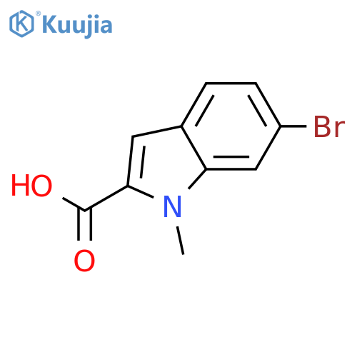 6-Bromo-1-methyl-1H-indole-2-carboxylic acid structure