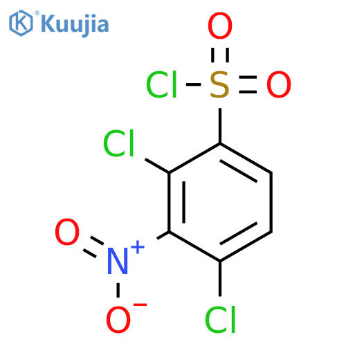 2,4-dichloro-3-nitrobenzene-1-sulfonyl chloride structure