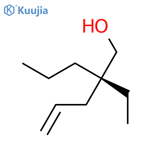 4-PENTEN-1-OL, 2-ETHYL-2-PROPYL-, (2S)- structure