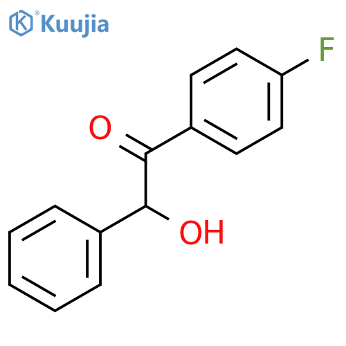 Ethanone, 1-(4-fluorophenyl)-2-hydroxy-2-phenyl- structure