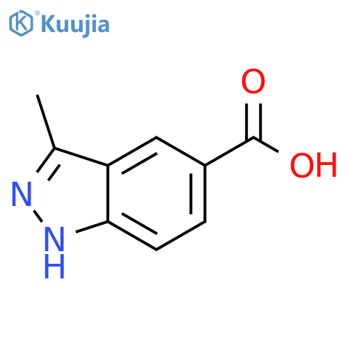 3-methyl-1H-Indazole-5-carboxylic acid structure