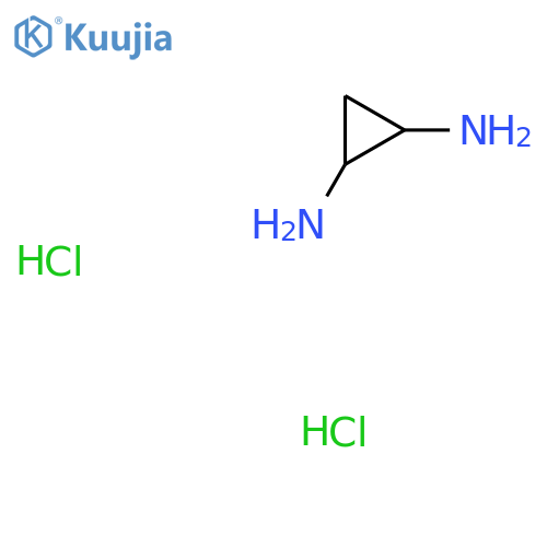 Cyclopropane-1,2-diamine dihydrochloride structure
