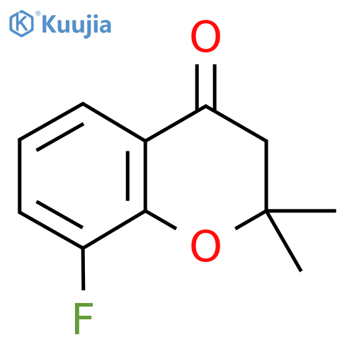 2,2-Dimethyl-8-fluoro-4-chromanone structure