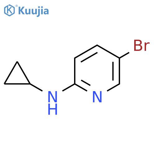 5-Bromo-N-cyclopropylpyridin-2-amine structure