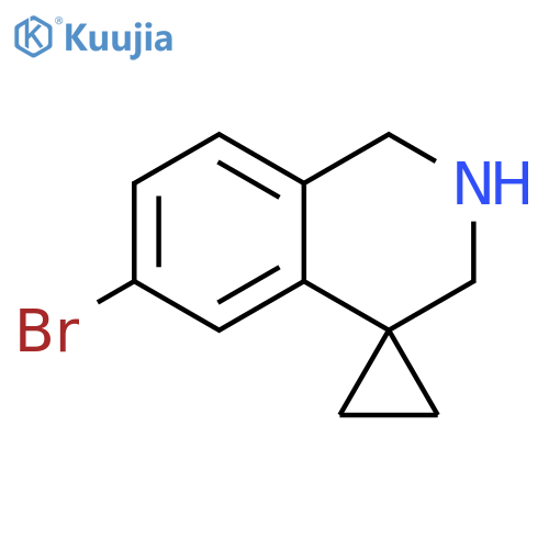 6'-Bromo-2',3'-dihydro-1'H-spiro[cyclopropane-1,4'-isoquinoline] structure