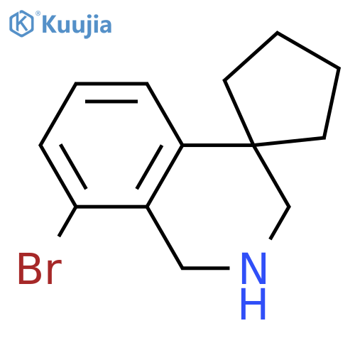 8'-Bromo-2',3'-dihydro-1'h-spirocyclopentane-1,4'-isoquinoline structure