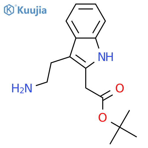 3-(2-Amino-Ethyl)-1h-Indol-2-Yl-Acetic Acid Tert-Butyl Ester structure