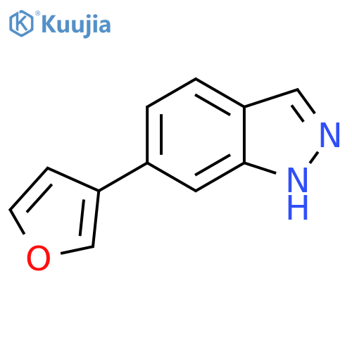 6-Furan-3-yl-1H-indazole structure
