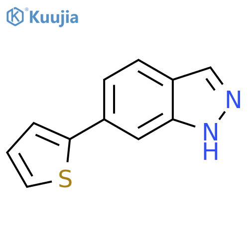6-Thiophen-2-yl-1H-indazole structure