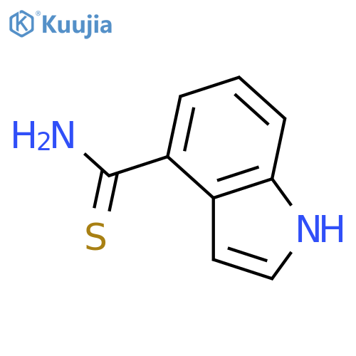 1H-Indole-4-carbothioamide structure