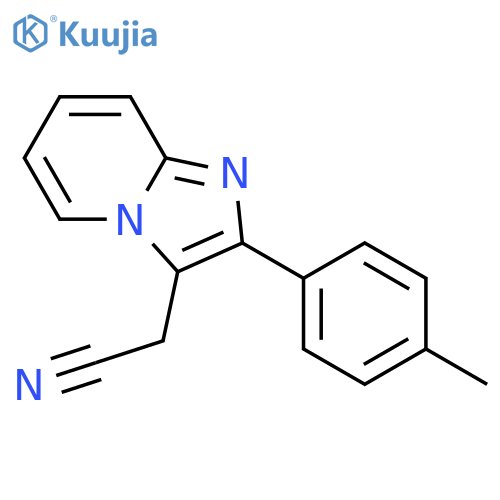 Imidazo[1,2-a]pyridine-3-acetonitrile,2-(4-methylphenyl)- structure