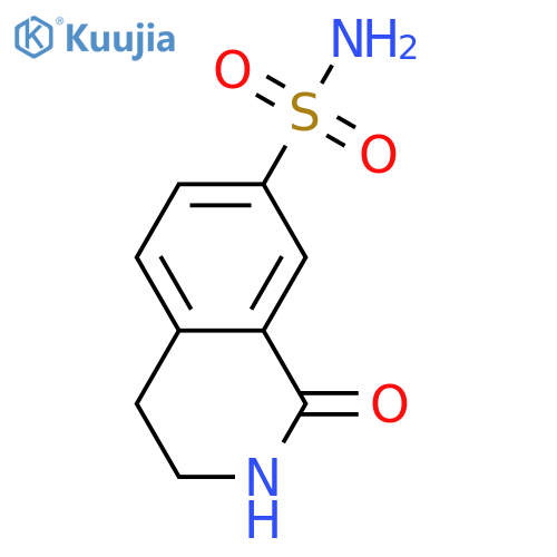1-Oxo-1,2,3,4-tetrahydro-isoquinoline-7-sulfonic Acid Amide structure