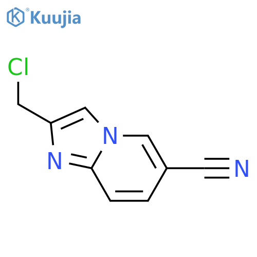 2-Chloromethyl-imidazo1,2-apyridine-6-carbonitrile structure