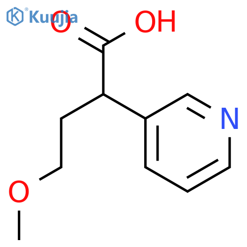 4-Methoxy-2-(pyridin-3-yl)butanoic acid structure