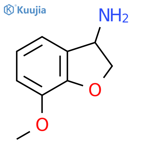 7-methoxy-2,3-dihydro-1-benzofuran-3-amine structure