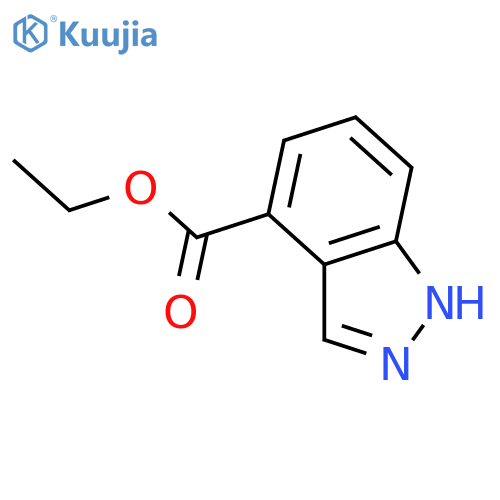 Ethyl 1H-indazole-4-carboxylate structure