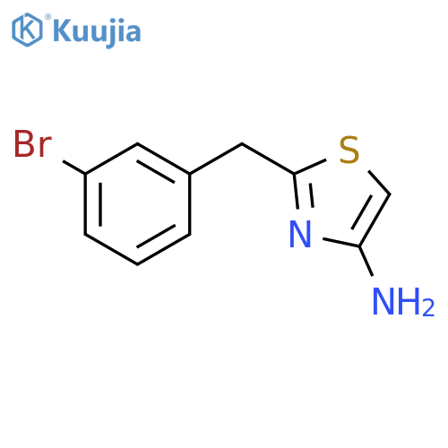 2-(3-Bromo-benzyl)-thiazol-4-ylamine structure