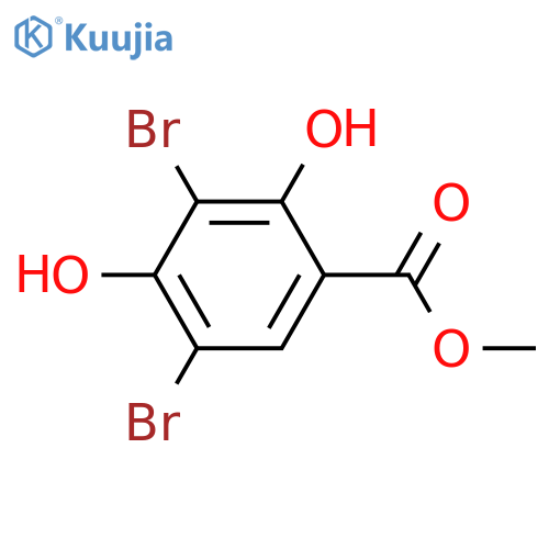 Methyl 3,5-dibromo-2,4-dihydroxybenzoate structure