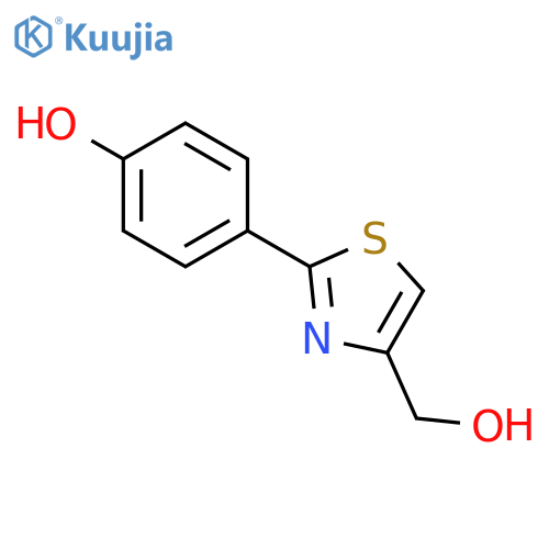 4-(4-(hydroxymethyl)thiazol-2-yl)phenol structure