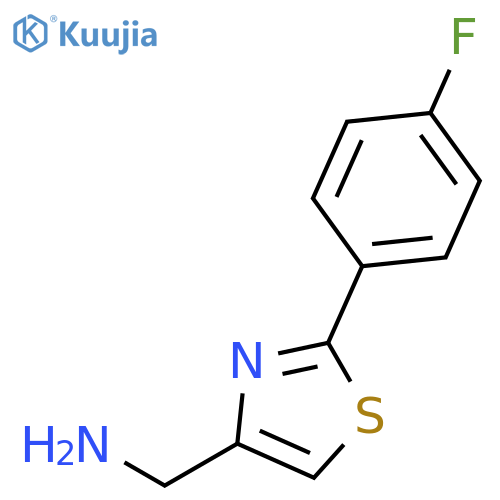 (2-(4-Fluorophenyl)thiazol-4-yl)methanamine structure