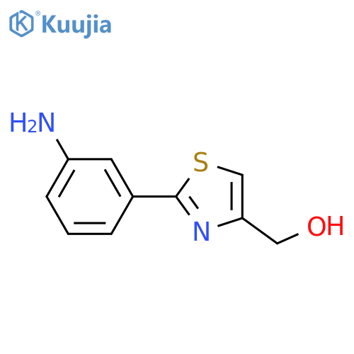 2-(3-aminophenyl)-1,3-thiazol-4-ylmethanol structure
