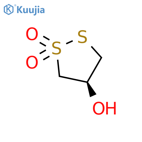 1,2-DITHIOLAN-4-OL, 1,1-DIOXIDE, (4R)- structure