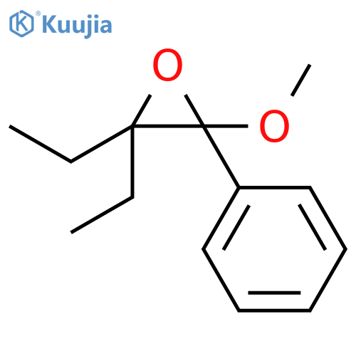 Oxirane, 2,2-diethyl-3-methoxy-3-phenyl- structure