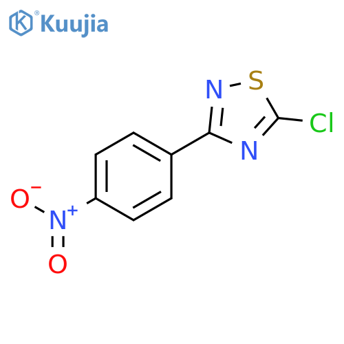 5-chloro-3-(4-nitrophenyl)-1,2,4-thiadiazole structure