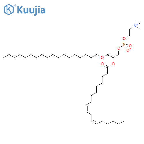 3,5,9-Trioxa-4-phosphaheptacosan-1-aminium,4-hydroxy-N,N,N-trimethyl-7-[[(9Z,12Z)-1-oxo-9,12-octadecadien-1-yl]oxy]-, innersalt, 4-oxide, (7R)- structure