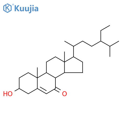 Stigmast-5-en-7-one,3-hydroxy-, (3b,24x)- structure