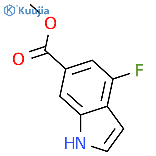 Methyl 4-fluoro-1H-indole-6-carboxylate structure