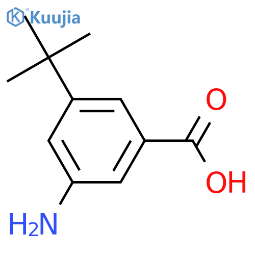 3-amino-5-tert-butylbenzoic acid structure