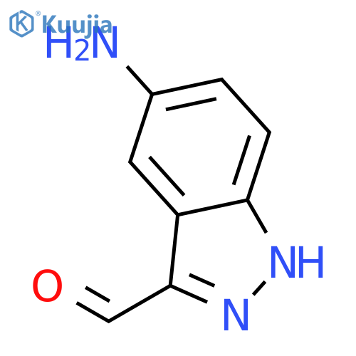 5-Amino-1H-indazole-3-carbaldehyde structure