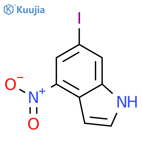 6-Iodo-4-nitro indole structure