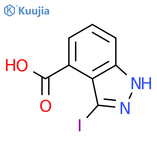3-Iodo-1H-indazole-4-carboxylic acid structure