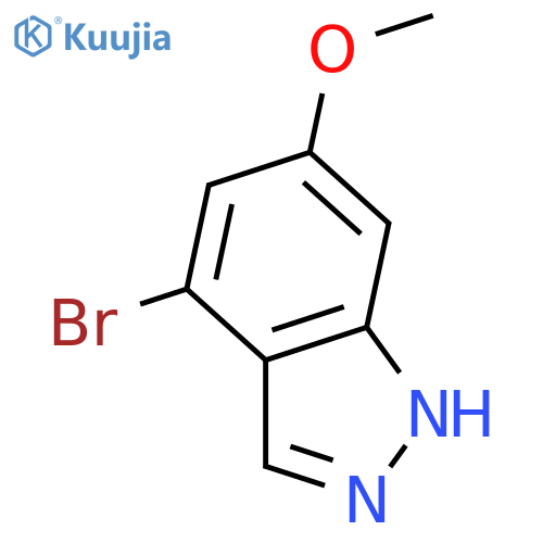 4-Bromo-6-methoxy-1H-indazole structure