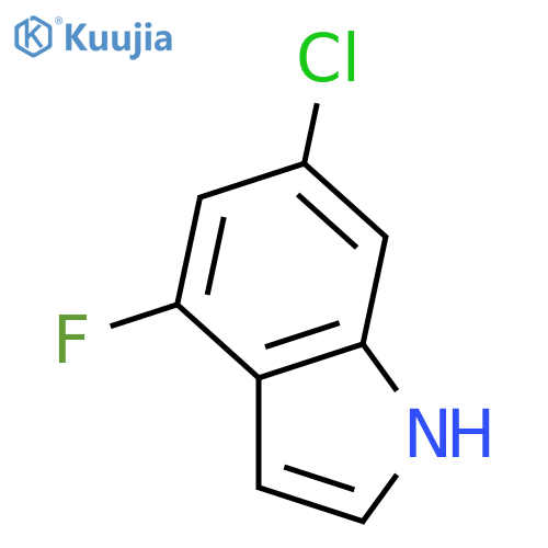 6-Chloro-4-fluoro-1H-indole structure