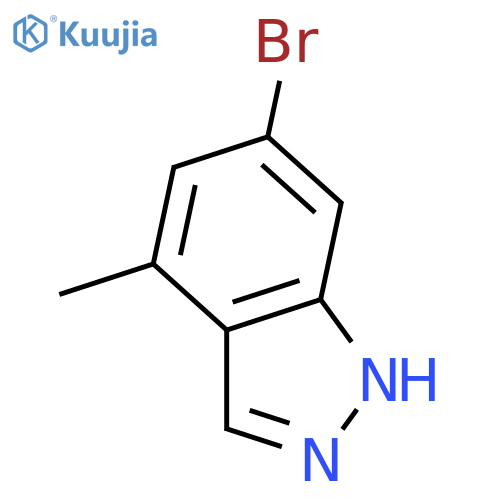 6-Bromo-4-methyl-1H-indazole structure